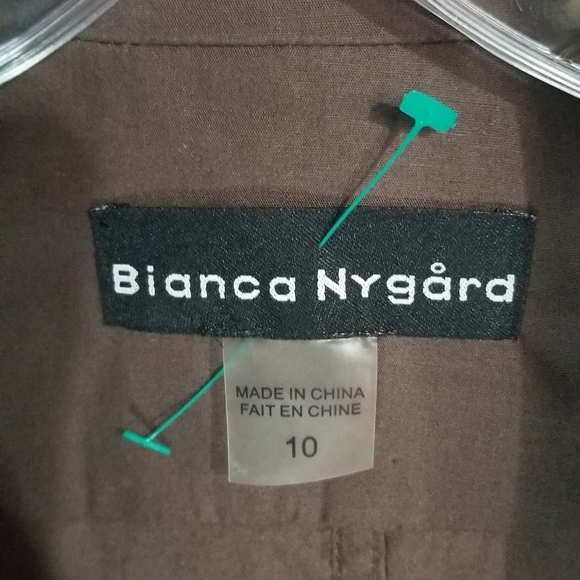 Bianca Nygard button down blazer like top - Picture 2 of 2